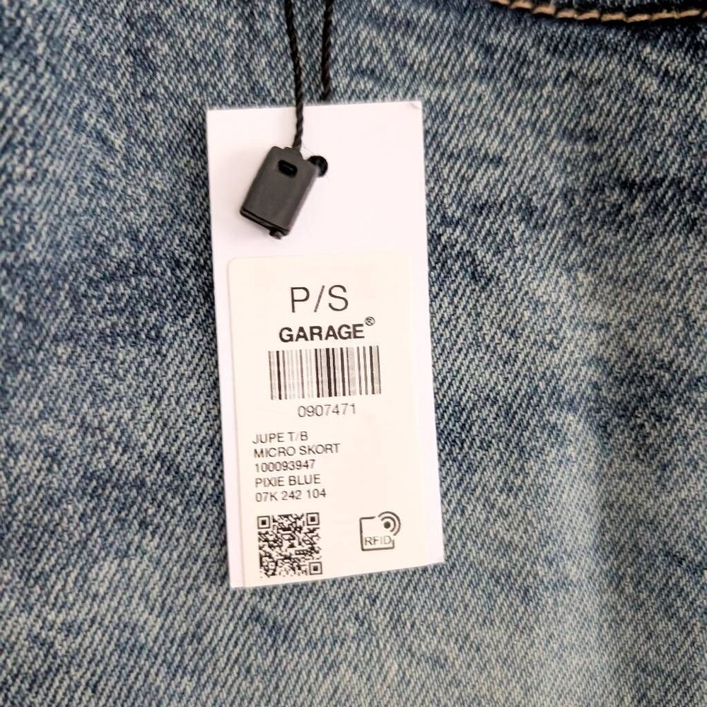 Garage Denim Micro Skort NWT - Picture 7 of 8